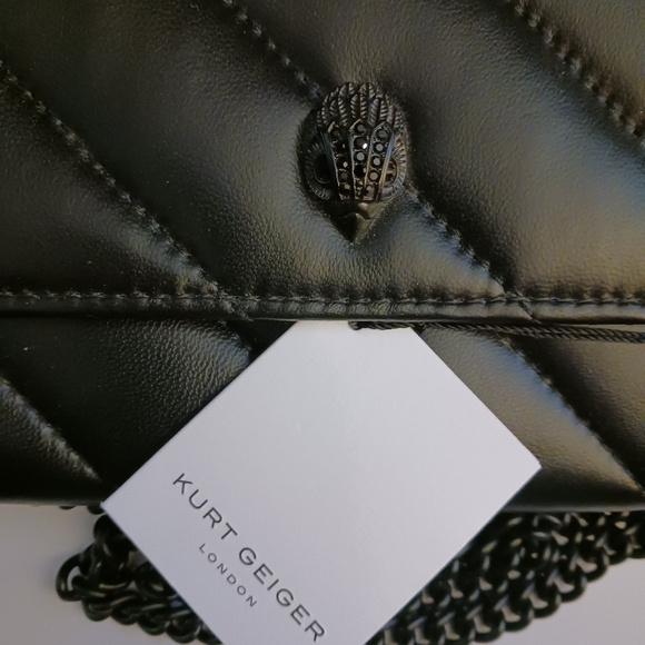 Black Leather Chain Wallet - Picture 5 of 7